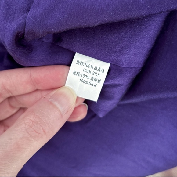 Pink silk robe - Picture 8 of 9